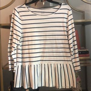 NEVER WORN: Peplum Top